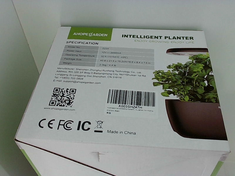 Ahopegarden Intelligent Indoor Planter With Led Grow Light