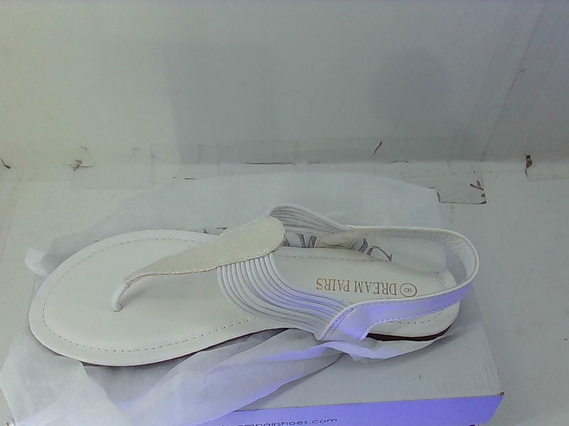 Dream Pairs White Sandals - Size 8 Inch