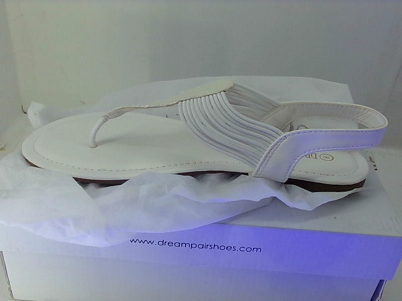 Dream Pairs White Sandals - Size 8 Inch