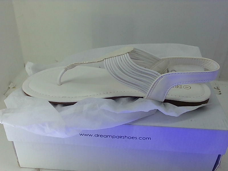 Dream Pairs White Sandals - Size 8 Inch