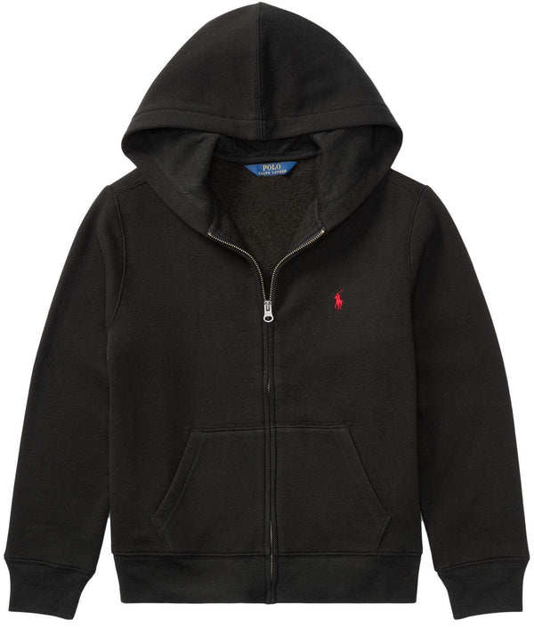 Polo Ralph Lauren Boys' Hooded Sweatshirt Jacket - Medium Black