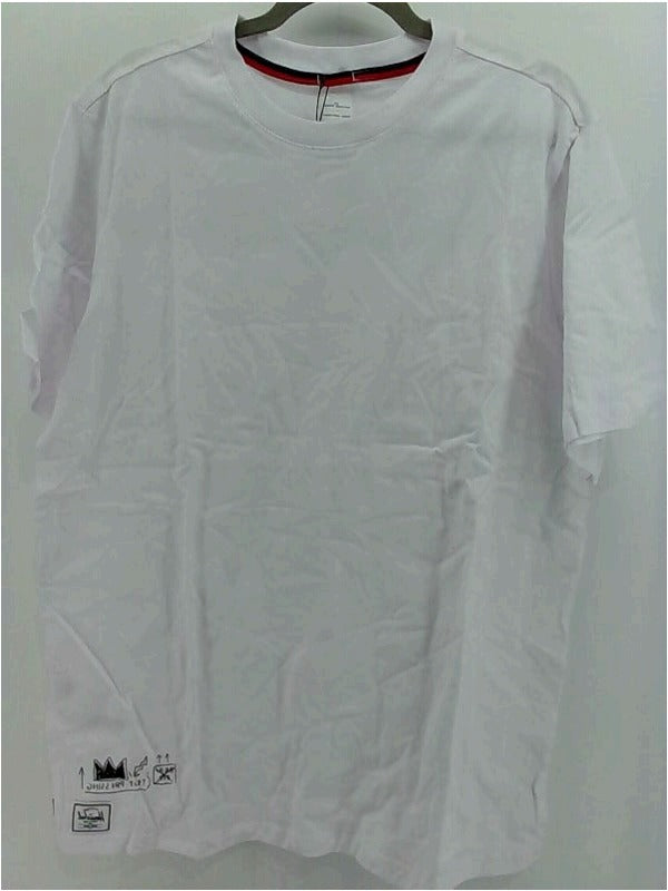 Mens Herschel Regular Short Sleeve T-Shirt Color White Size Large