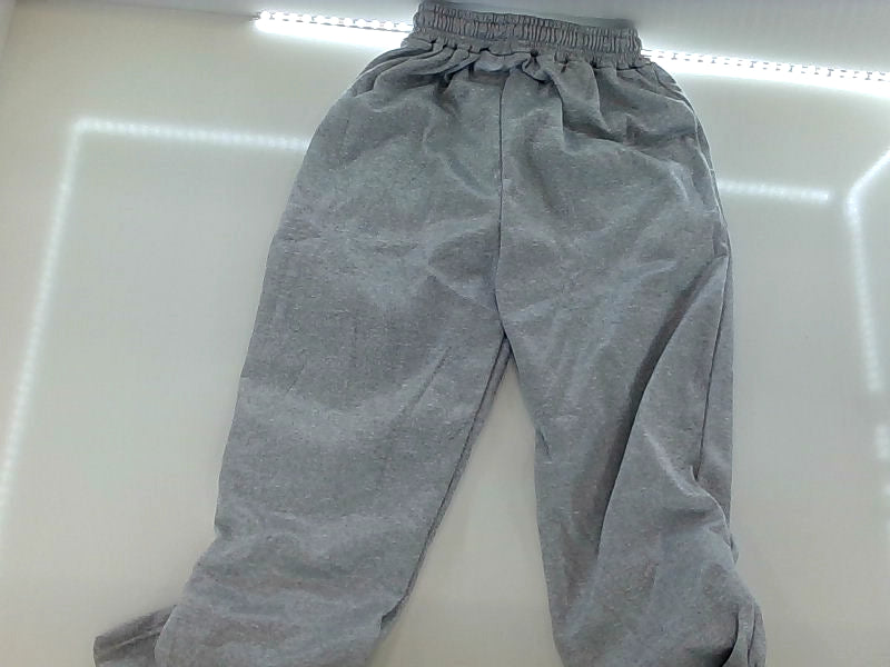 Light Grey Jogger Pants 3XL with Drawstring Waist