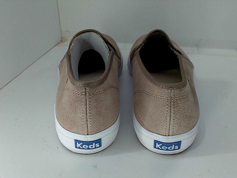 Keds Women's Taupe Suede Slip-On Sneakers Size 6