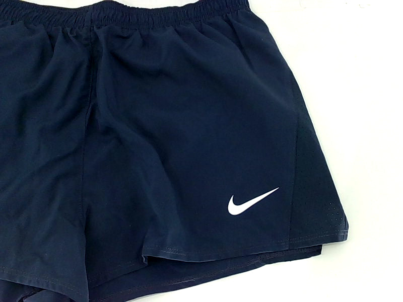 Nike Women's Dri FIT 10k Running Shorts Medium Navy