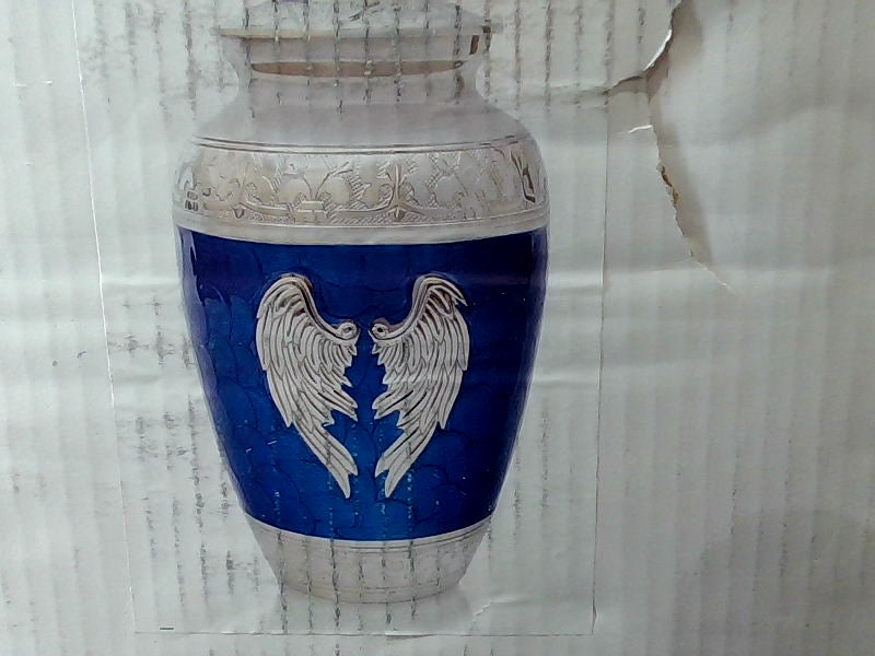 Blue Angel Wing Urn for Adults 300 Pounds Capacity