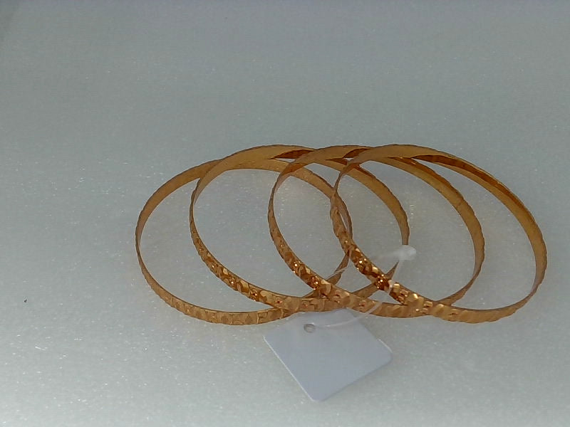 Touchstone Bracelets Bangle Color Gold Size Set Of 4