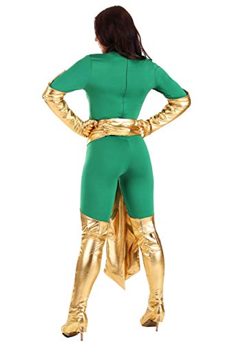 Premium Green Phoenix Costume for Women X-Small