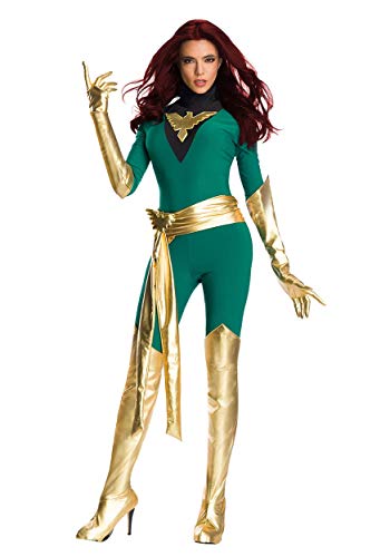 Premium Green Phoenix Costume for Women X-Small