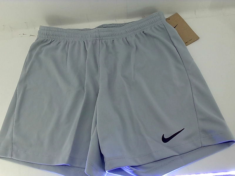 Nike Men's Park III Athletic Shorts Small Silver