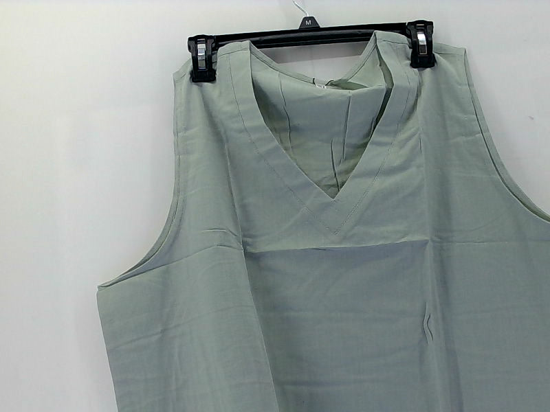 Chigant Light Green Casual Cami Top 3X-Large