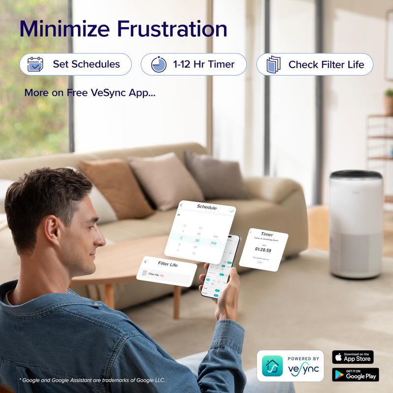 Levoit Core 400S P Smart Air Purifier with App Control