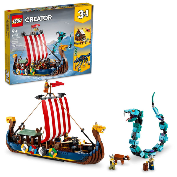 LEGO Creator 3-in-1 Viking Ship and Adventure Set