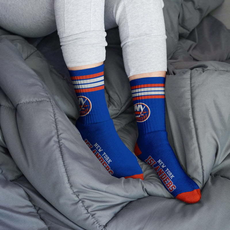 Youth New York Islanders Crew Socks - Size 1-5