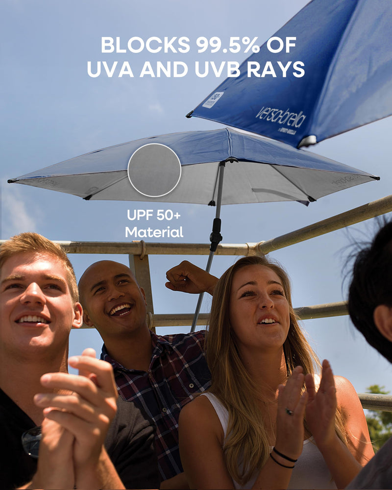 UPF 50+ Adjustable Versa-Brella with Secure Clamp & Carry Case