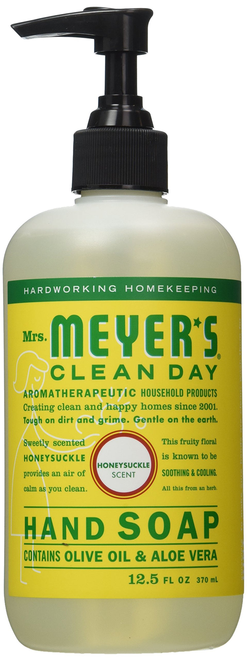 Mrs. Meyers Honeysuckle Hand Soap with Olive Oil 12.5 oz