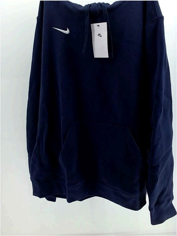 Nike Womens Cj1789-063 Regular Pull On Hoodie Color Navy Blue Size XX-Large