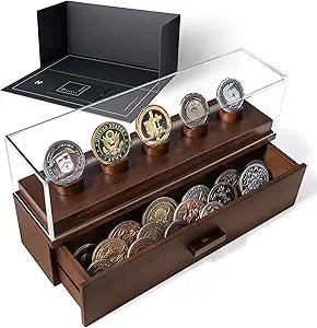 Challenge Coin Display Case 5 Challenge Coin Holder Military Coin Display Case