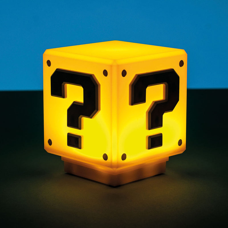 Paladone Super Mario Mini Question Block Light, USB and Battery Powered