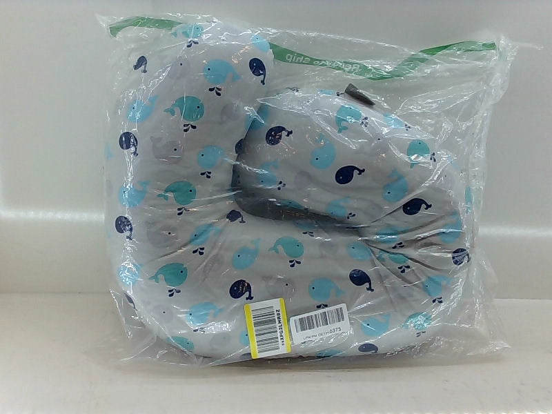 Whale Pattern Travel Neck Pillow for Comfort and Support