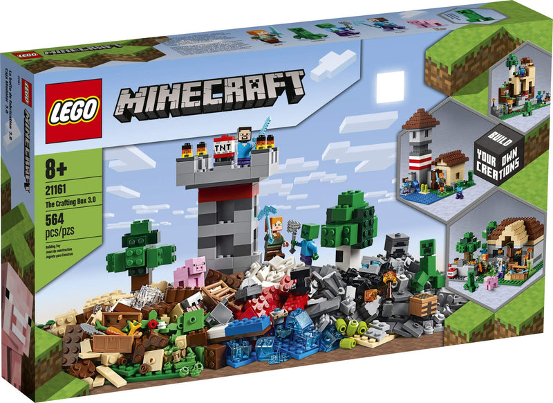 LEGO Minecraft Crafting Box 3.0 Building Set (564 Pieces)