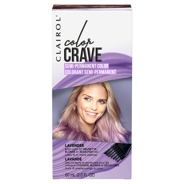 Clairol Color Crave Semi Permanent Hair Dye Lavender 1 Count