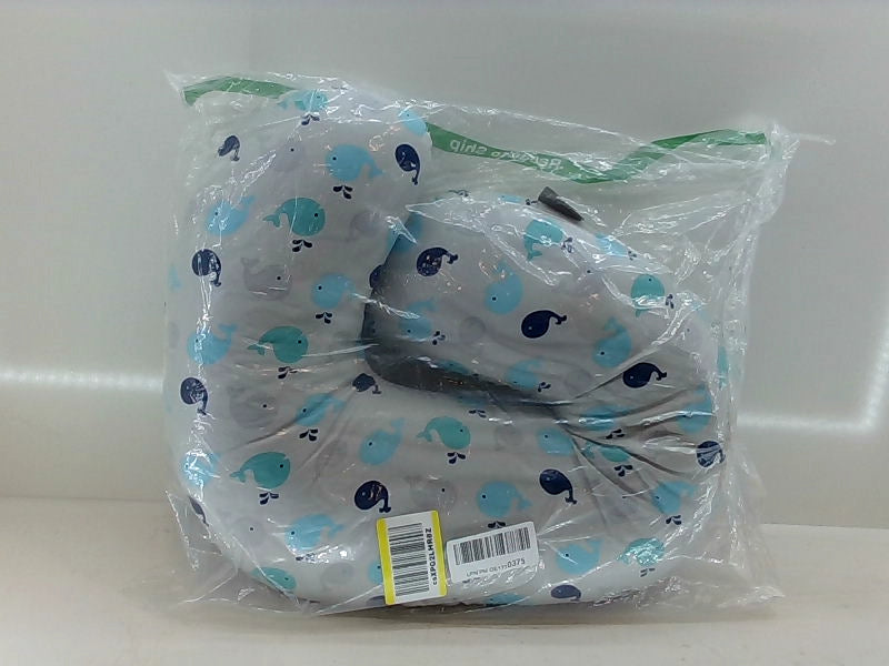 Whale Pattern Travel Neck Pillow for Comfort and Support