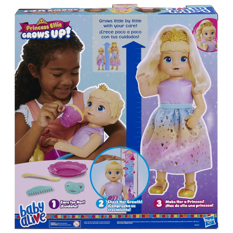 18-Inch Baby Alive Princess Growing Doll with Accessories