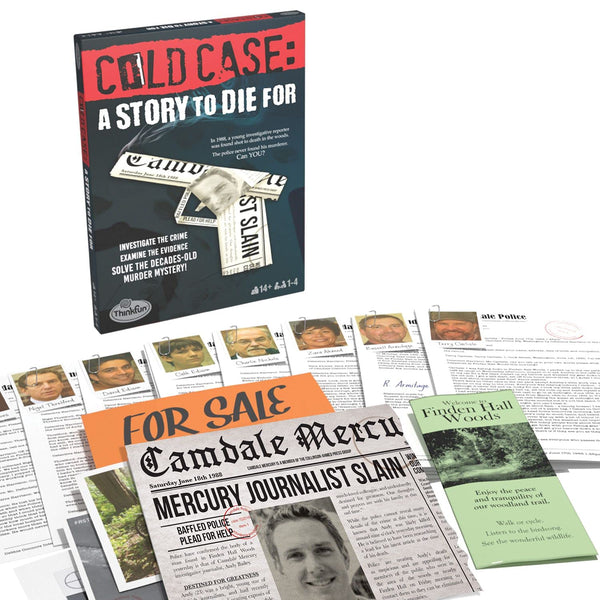 ThinkFun Cold Case Murder Mystery Game for Ages 14+