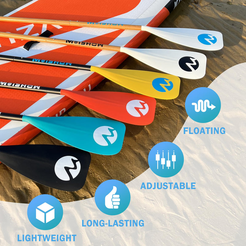 Adjustable 4-Piece SUP & Kayak Paddle – Floating Aluminum Design