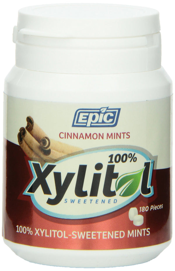 Epic Dental Cinnamon Xylitol Mints 180 Count