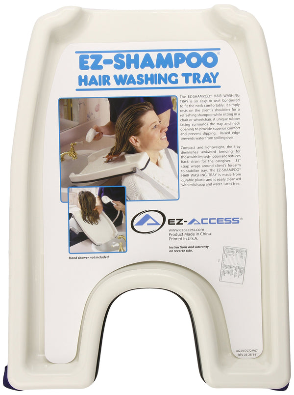 EZ-ACCESS Shampoo Hair Washing Tray for Seated Use