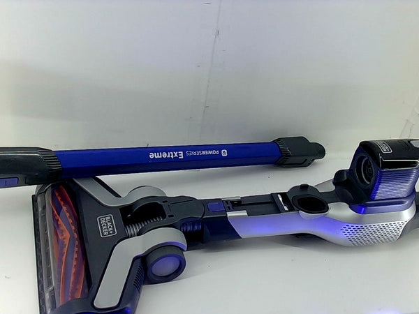 Black Decker Cordless Stick Vacuum Cleaner Blue