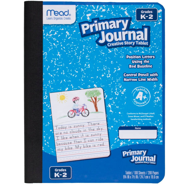 Mead Primary Journal Creative Story Tablet Grades K 2 Kindergarten Workbook