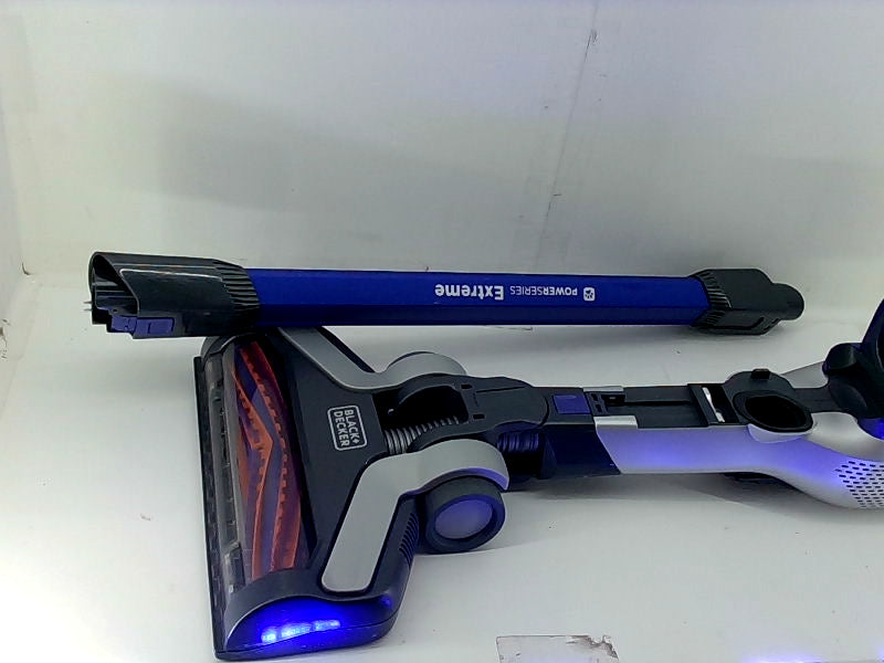 Black Decker Cordless Stick Vacuum Cleaner Blue