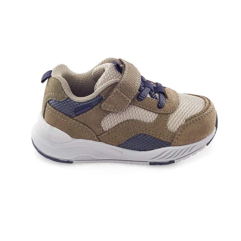 Stride Rite Kids Taupe Sneakers Size 2 Wide Pair of Shoes