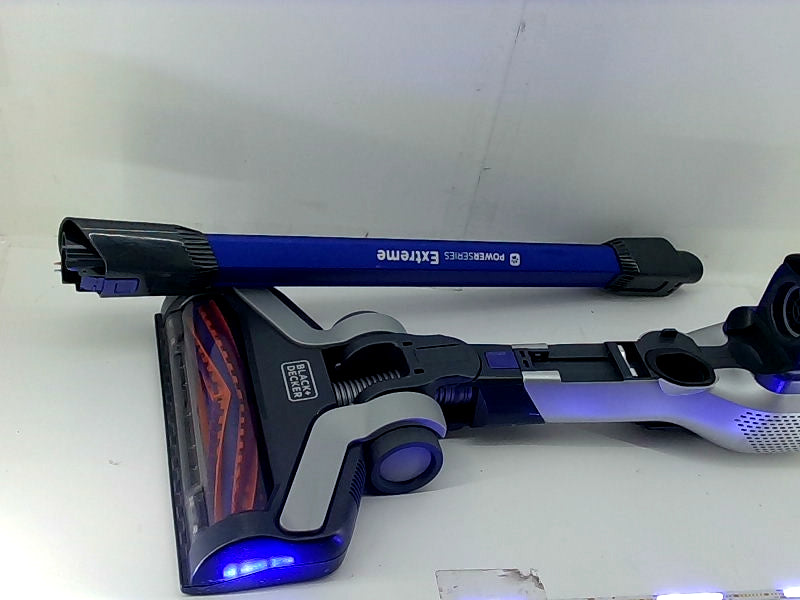 Black Decker Cordless Stick Vacuum Cleaner Blue