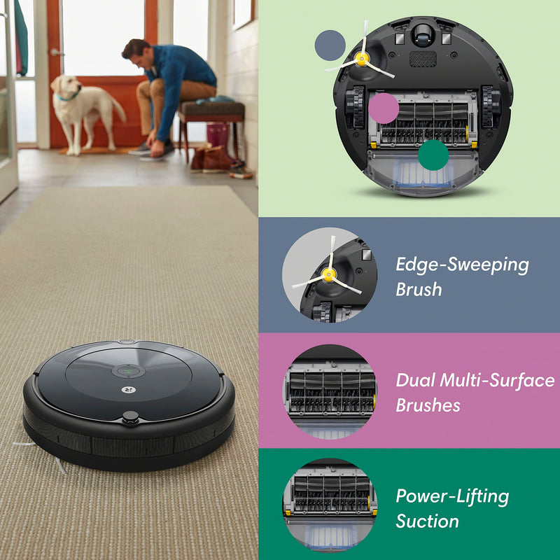 Irobot Roomba 694 Wifi Robot Vacuum Alexa Pet Hair Carpets Hard Floors