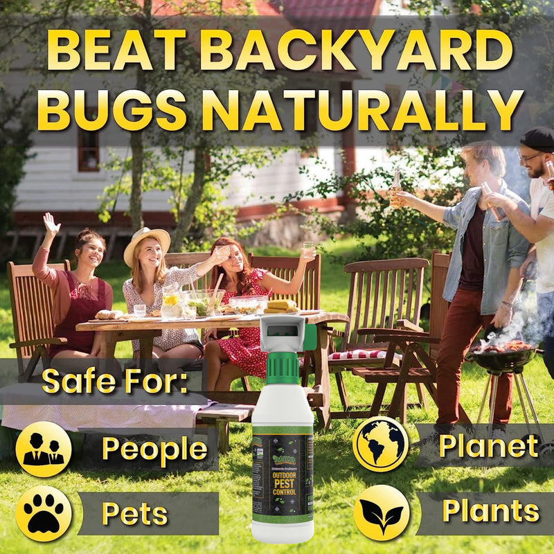 Trifecta Nature's Defense Outdoor Pest Control Spray 32oz Plant Based & Non Toxic