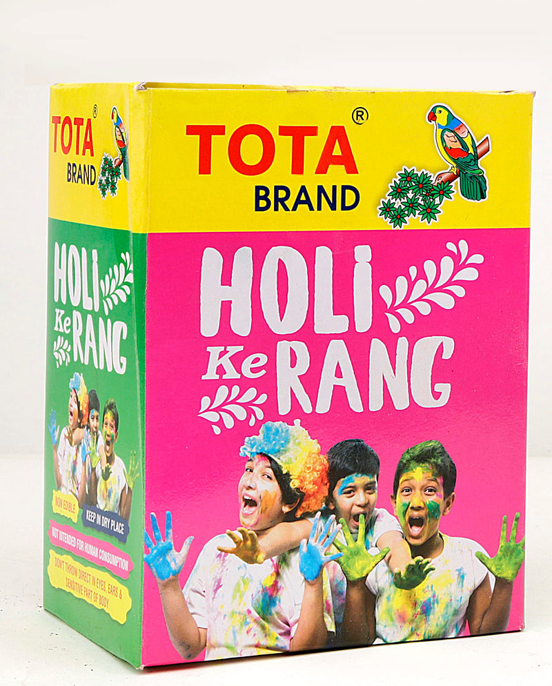 Tota Holi Ke Rang 5 Shades of Gulal Holi Colours Gift Box 375g Nontoxic