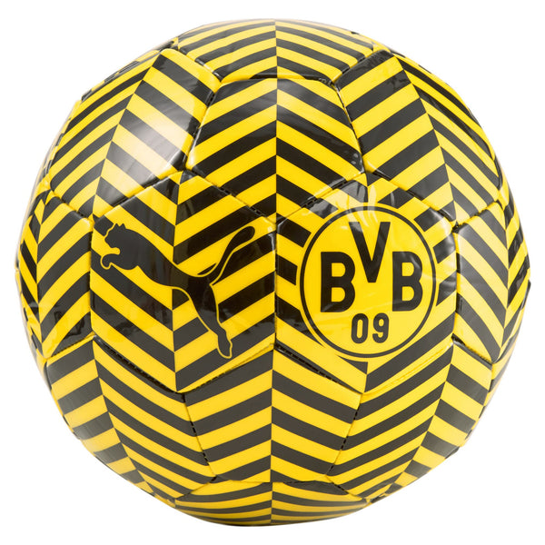 PUMA BVB Fan Soccer Ball Size 5 - Black and Yellow