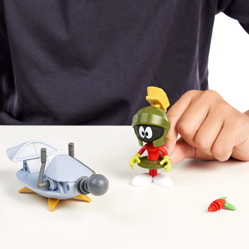 Space Jam Marvin the Martian with Spaceship Action Figure