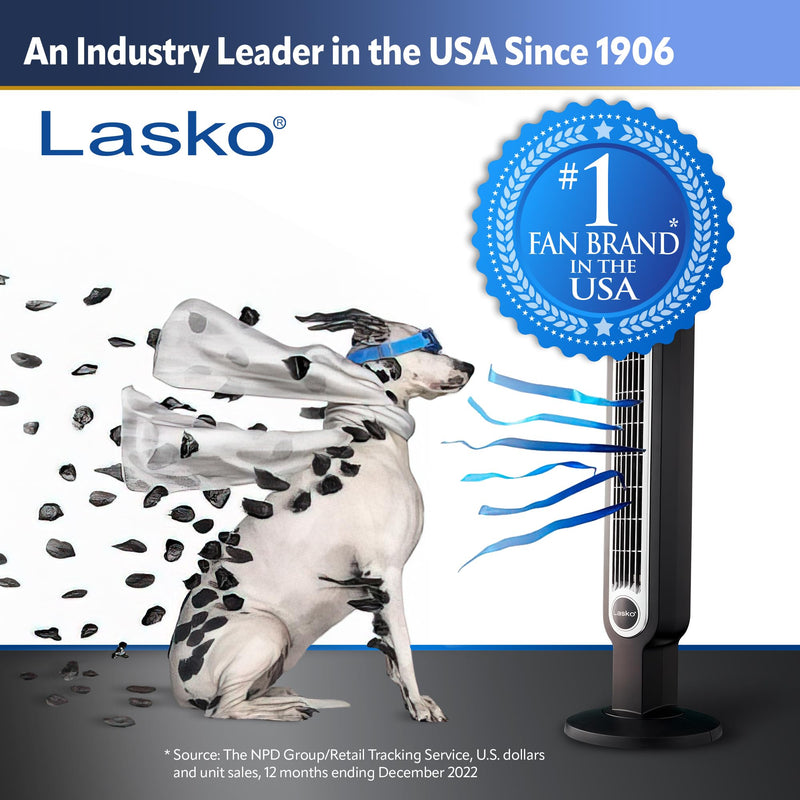 Lasko 18 Oscillating Pedestal Fan with Adjustable Height and 3 Speeds