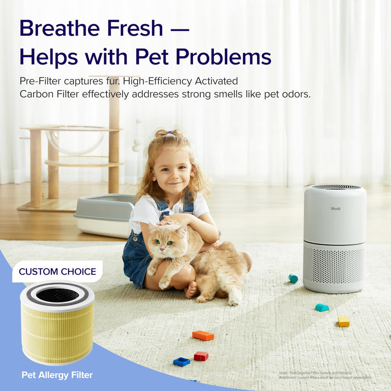 Levoit Core 300P Air Purifier for Home Allergies Pets Smokers 1 Pack