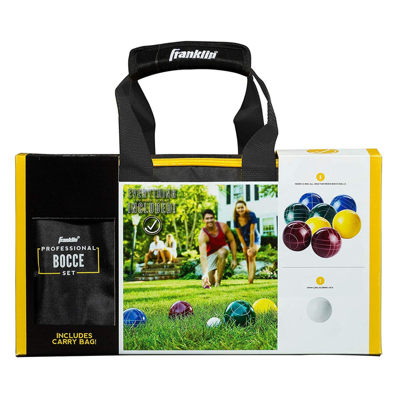 Franklin Sports Outdoor Bocce Ball Set with Carry Bag