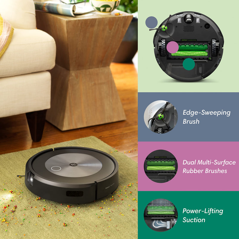 Irobot Roomba J7 7150 Smart Mapping Robot Vacuum With Alexa Graphite