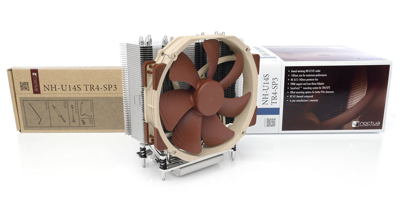 Noctua Nh U14s Tr4 Sp3 Premium Cpu Cooler for Amd Strx4 Tr4 Sp3 140mm Brown