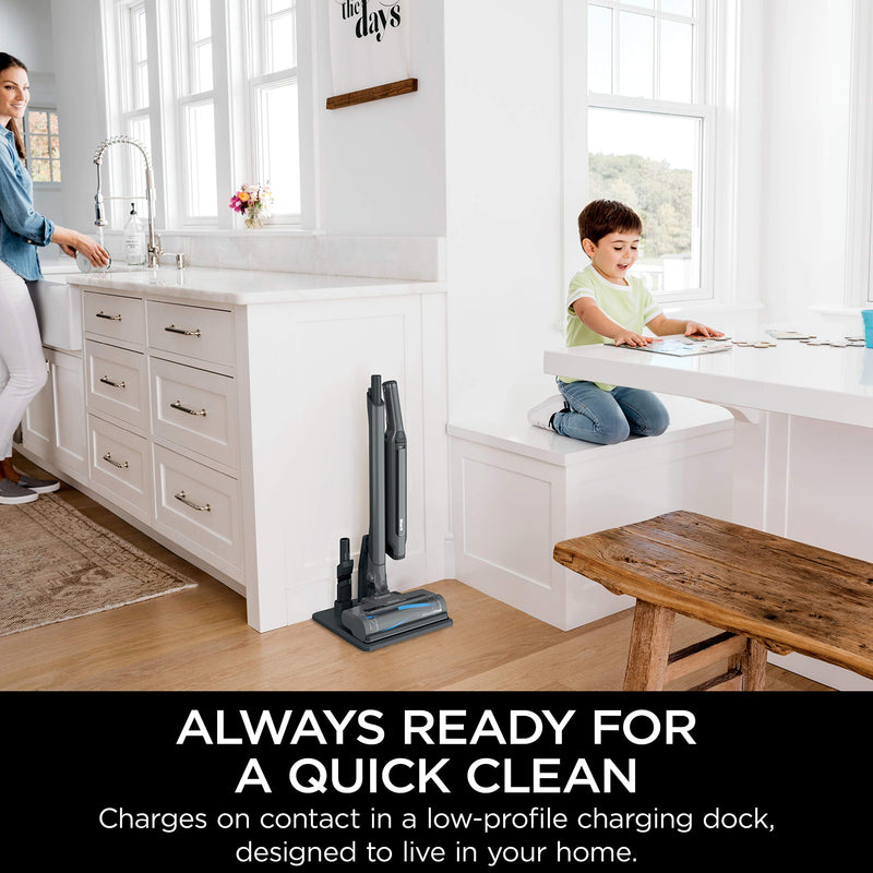 Shark Ws632 Wandvac System Ultra Lightweight Stick Vacuum Boost Mode Slate Grey