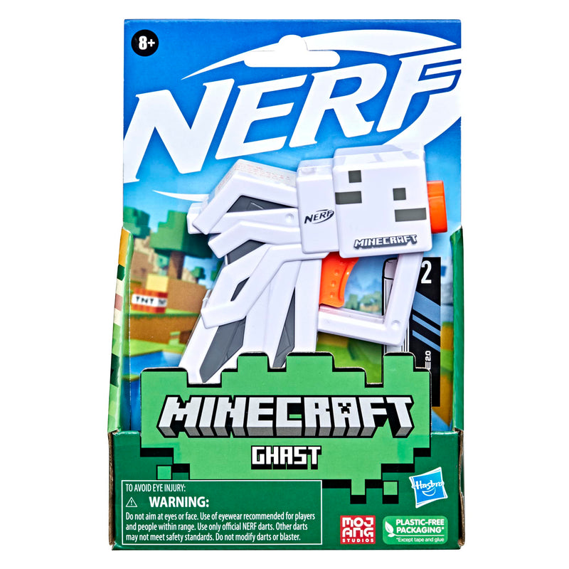 Nerf Microshots Minecraft Ghast Mini Blaster Includes 2 Elite Stocking Stuffer