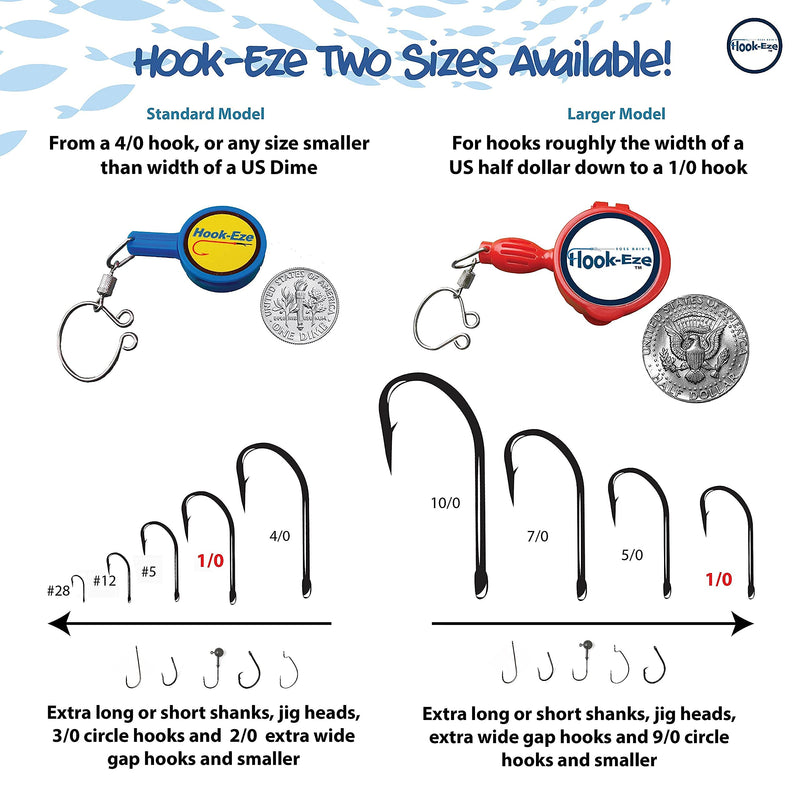 Hook-Eze Knot Tying Tool Combo Pack for Fishing Safety Tools